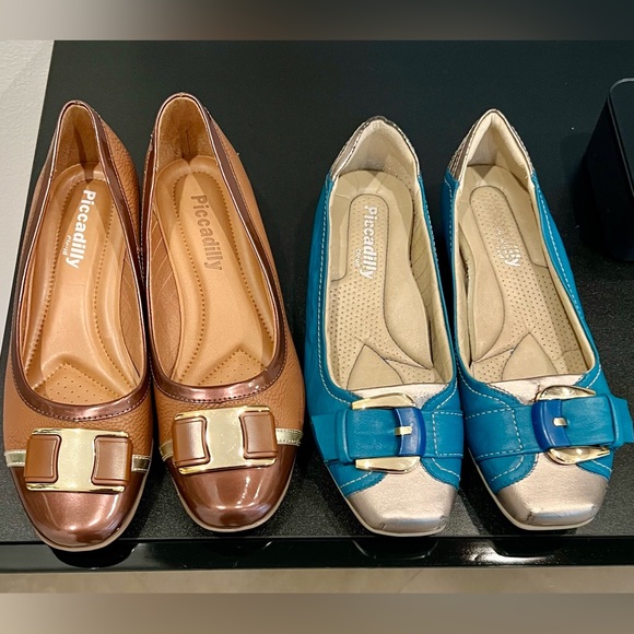 2 Pair of Picadilly Mocasines Women’s shoes cloud Max Therapy same size:5 - Picture 3 of 7